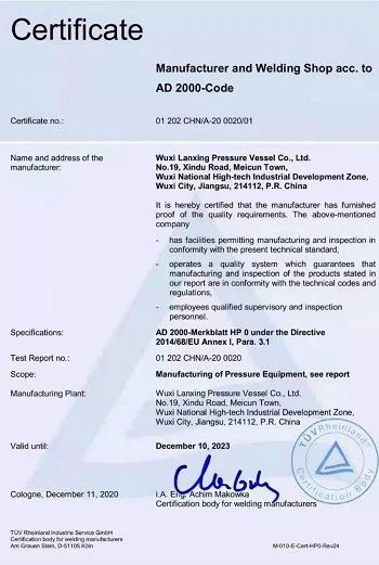 AD2000-Merkblatt HP 0 and HP100R AD2000-Merkblatt HP 0 and HP100R